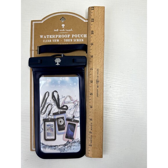 NWT Oak and Reed Waterproof Pouch Clear View Touch Screen Travel Beach Pool New - Picture 8 of 9